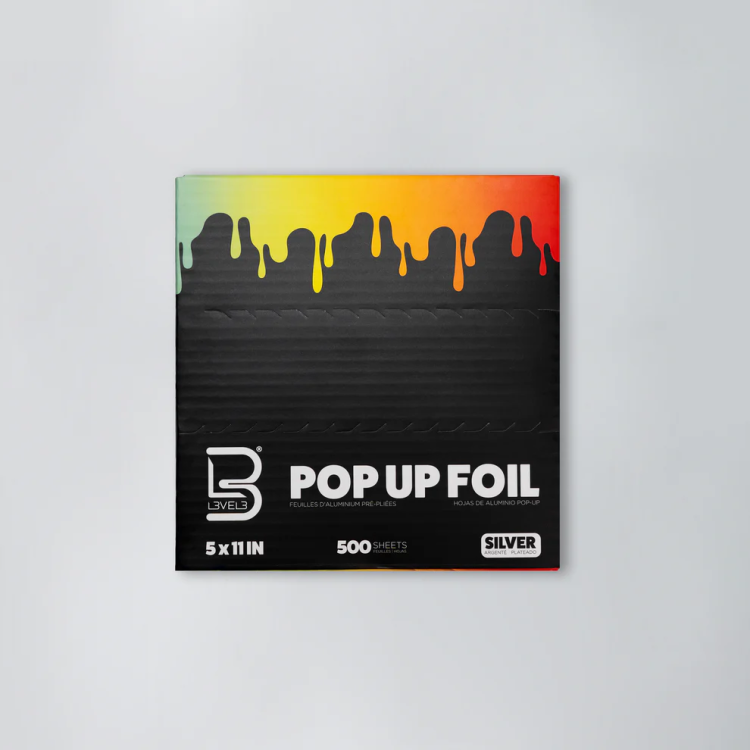 פויל פופ אפ לצביעת שיער – 500 דפים חתוכים מראש (12.7×27.9 ס"מ) | L3VEL3